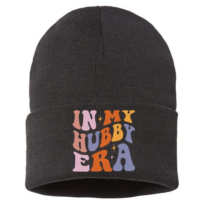 In My Hubby Era New Husband 2024 Sustainable Knit Beanie