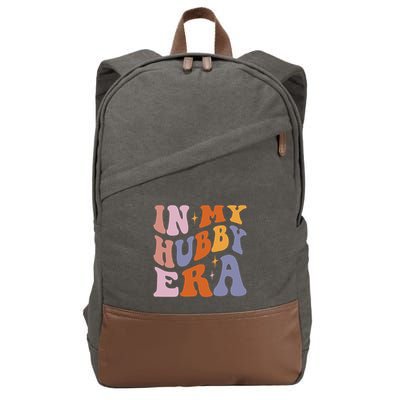 In My Hubby Era New Husband 2024 Cotton Canvas Backpack