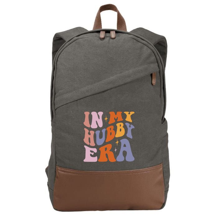 In My Hubby Era New Husband 2024 Cotton Canvas Backpack