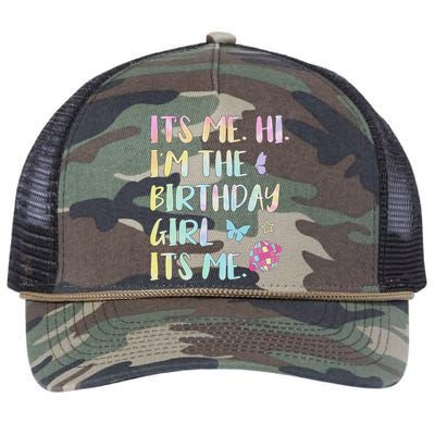 Its Me Hi Im The Birthday Girl Its Me Birthday Party Retro Rope Trucker Hat Cap