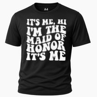 Its Me Hi Im The Maid Of Honor Its Me On Back Cooling Performance Crew T-Shirt
