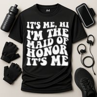 Its Me Hi Im The Maid Of Honor Its Me On Back Cooling Performance Crew T-Shirt