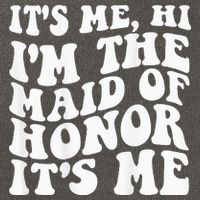 Its Me Hi Im The Maid Of Honor Its Me On Back Cotton Canvas Backpack