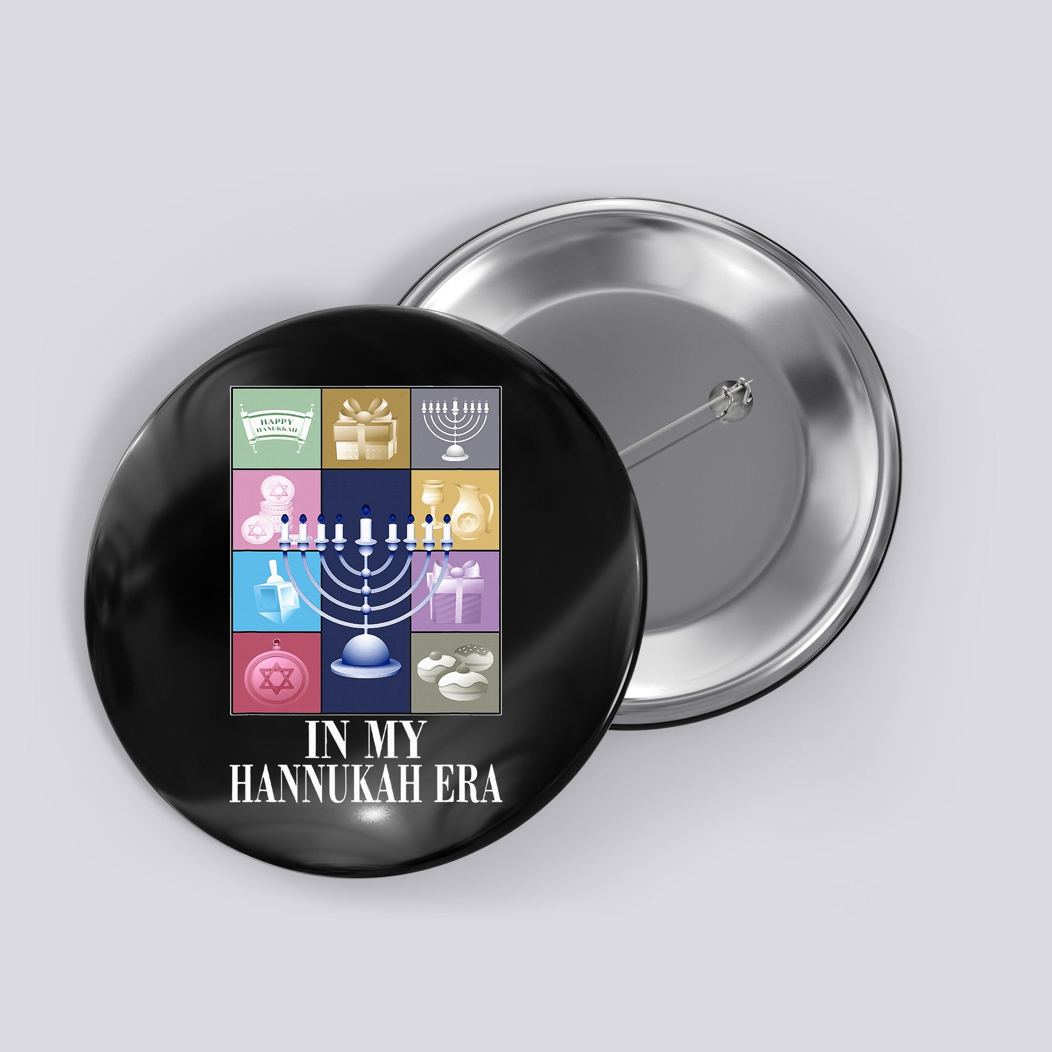 In My Hanukkah Era Ugly Jewish Xmas Funny Christmas Hanukkah   Button