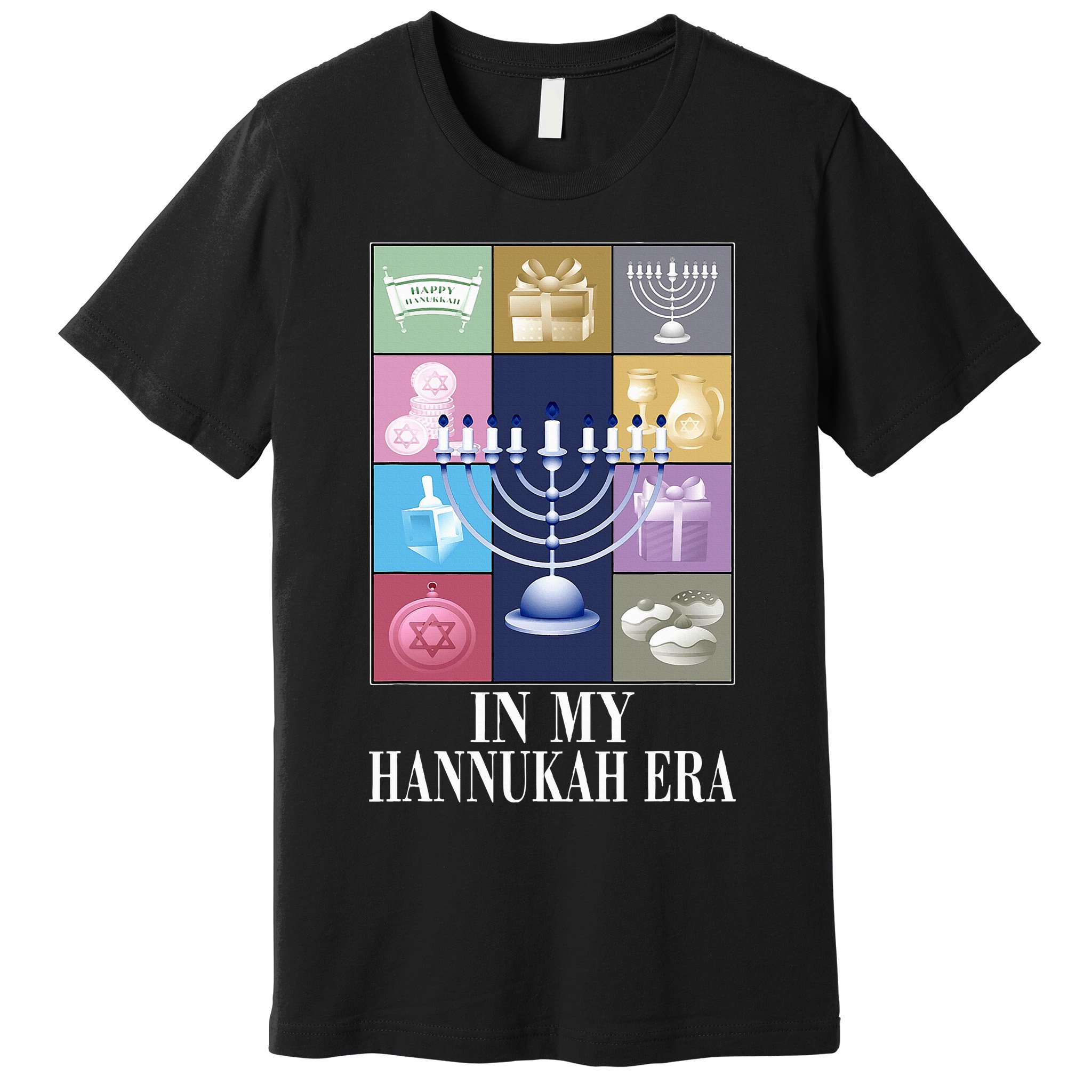 In My Hanukkah Era Ugly Jewish Xmas Funny Christmas Hanukkah   Premium T-Shirt