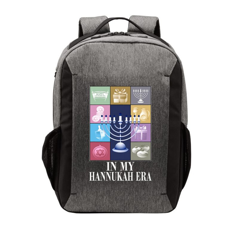 In My Hanukkah Era Ugly Jewish Xmas Funny Christmas Hanukkah   Vector Backpack