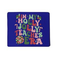 In My Holly Xmas Jolly Teacher Era Teacher Vibes Christmas Gift Mousepad