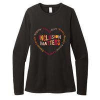 Inclusion Matters Heart Autism Awareness Special Education Womens CVC Long Sleeve Shirt