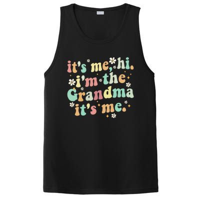 ItS Me Hi IM The Grandma ItS Me Women PosiCharge Competitor Tank