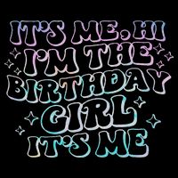It's Me Hi I'm Birthday Girl It's Me Groovy  Drawstring Bag