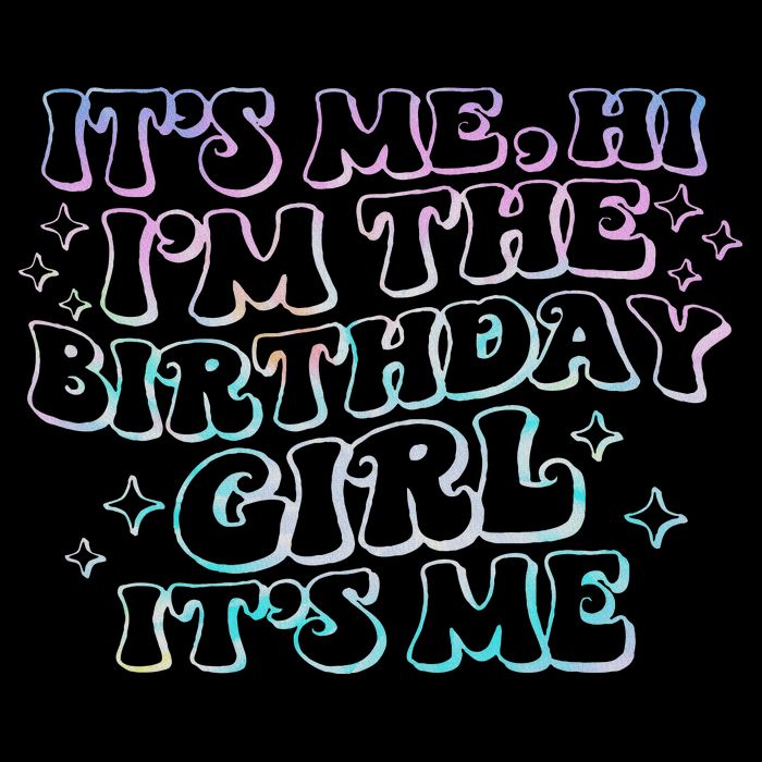 It's Me Hi I'm Birthday Girl It's Me Groovy  Drawstring Bag