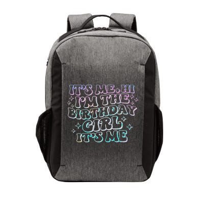 It's Me Hi I'm Birthday Girl It's Me Groovy  Vector Backpack