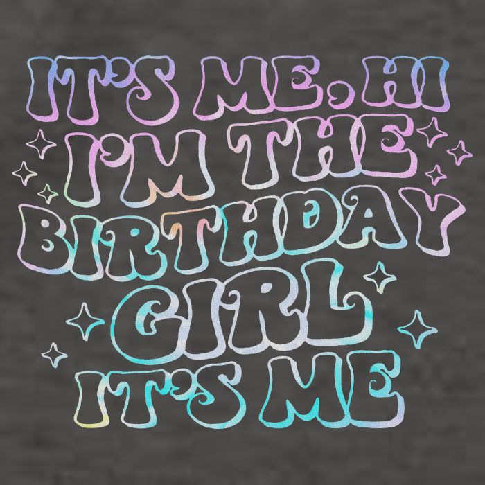 It's Me Hi I'm Birthday Girl It's Me Groovy  Vector Backpack