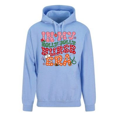 In My Holly Nurse Era Jolly Nurse Xmas Retro Nurse Christmas Unisex Surf Hoodie