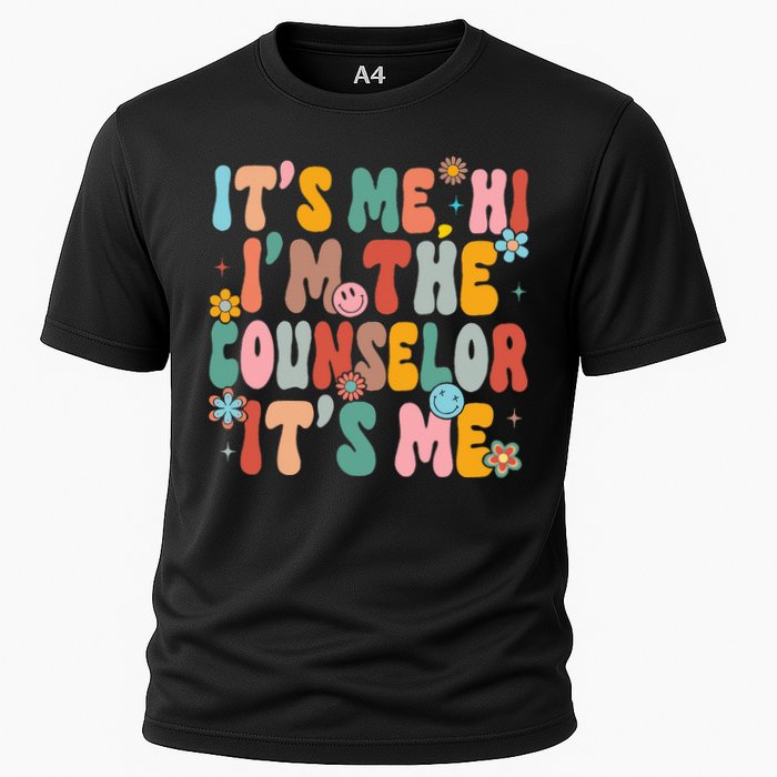 It's Me Hi I'm The Teacher Counselor  Back To School Cooling Performance Crew T-Shirt
