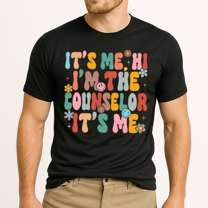 It's Me Hi I'm The Teacher Counselor  Back To School Cooling Performance Crew T-Shirt