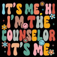 It's Me Hi I'm The Teacher Counselor  Back To School Cooling Performance Crew T-Shirt