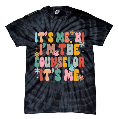 It's Me Hi I'm The Teacher Counselor  Back To School Tie-Dye T-Shirt