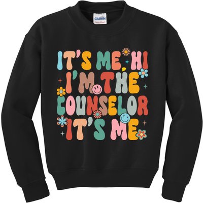 It's Me Hi I'm The Teacher Counselor  Back To School Kids Sweatshirt