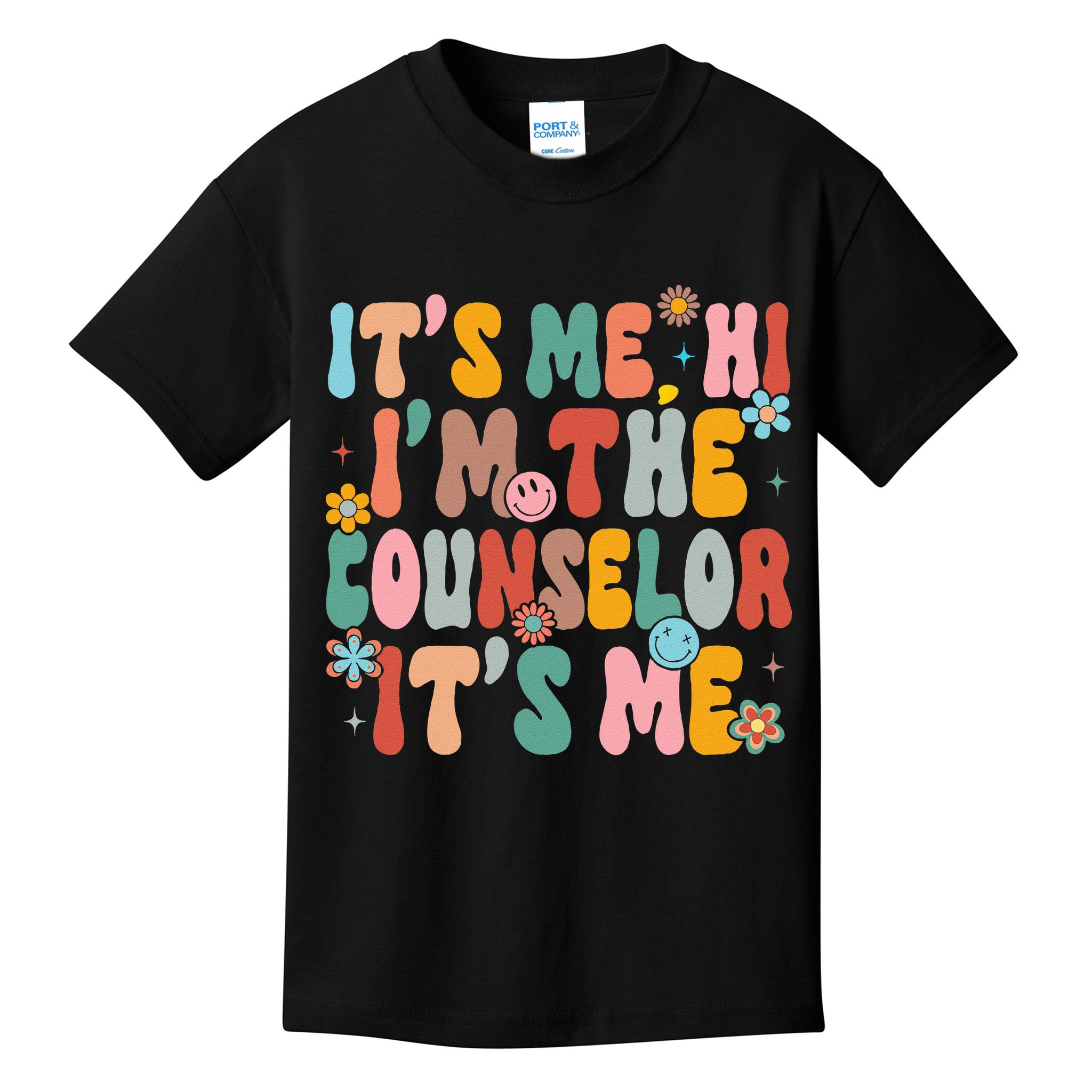 It's Me Hi I'm The Teacher Counselor  Back To School Kids T-Shirt