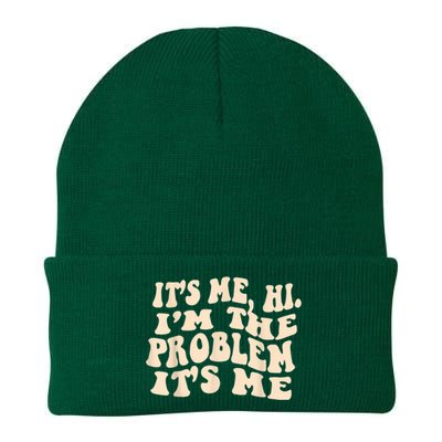 Its Me Hi Im The Problem Knit Cap Winter Beanie