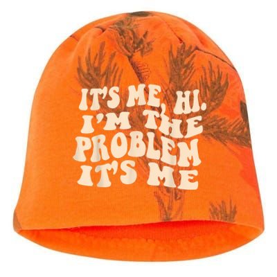 Its Me Hi Im The Problem Kati - Camo Knit Beanie