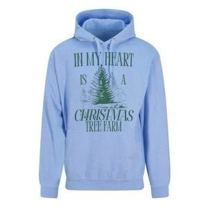 In My Heart Is A Christmas Tree Farm Xmas Holiday Unisex Surf Hoodie