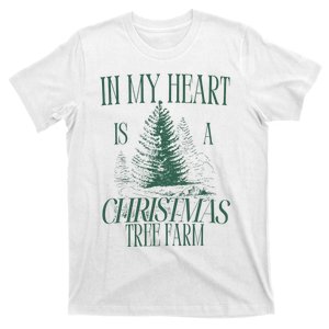 In My Heart Is A Christmas Tree Farm Xmas Holiday T-Shirt