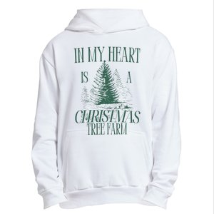 In My Heart Is A Christmas Tree Farm Xmas Holiday Urban Pullover Hoodie