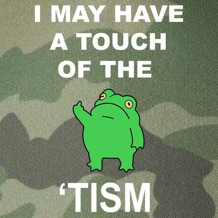 I May Have A Touch Of The Tism Frog Legacy Tie Dye Trucker Hat