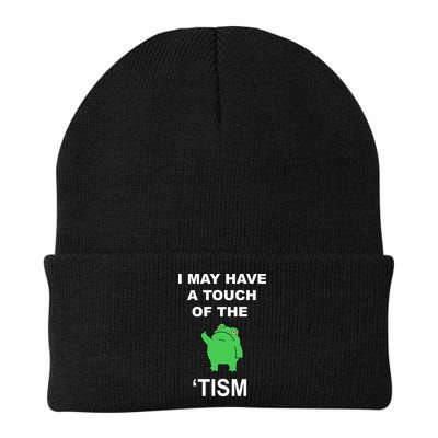 I May Have A Touch Of The Tism Frog Beanie