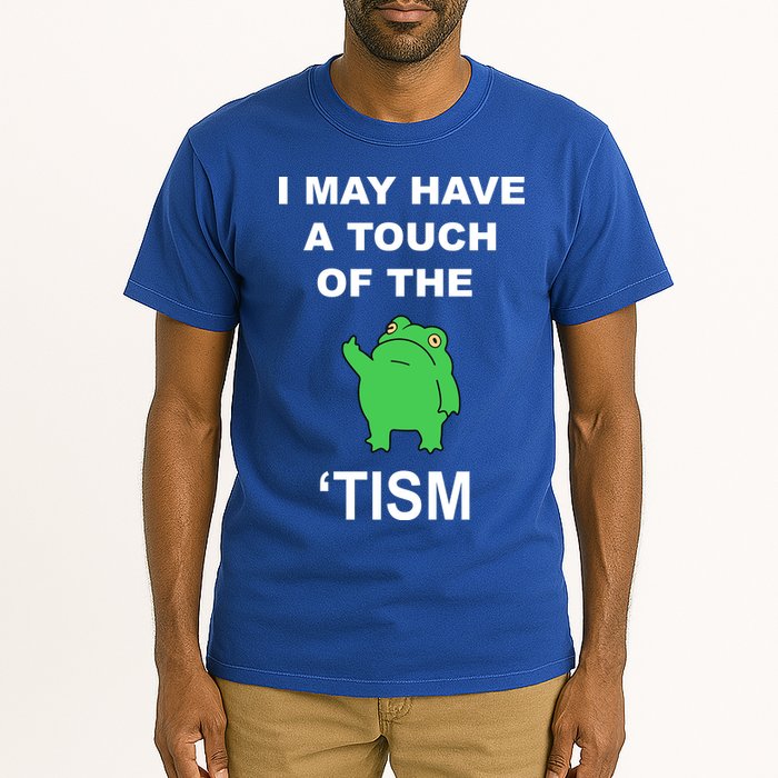 I May Have A Touch Of The Tism Frog Tall T-Shirt