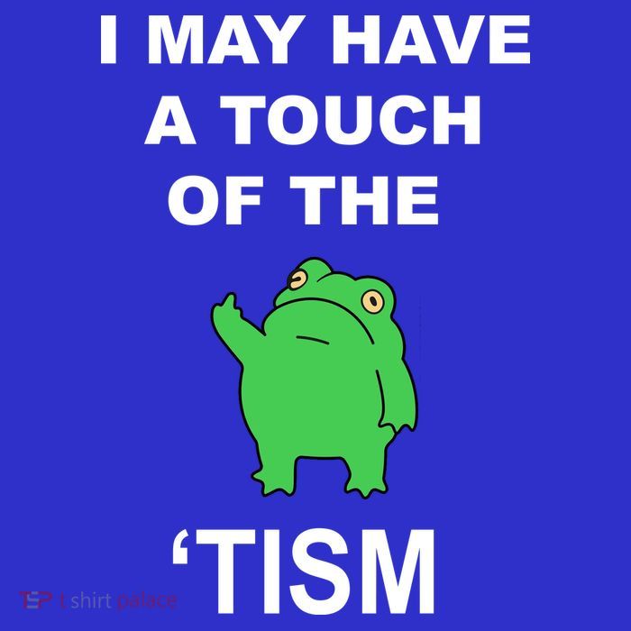 I May Have A Touch Of The Tism Frog Ladies Essential Flowy Tank
