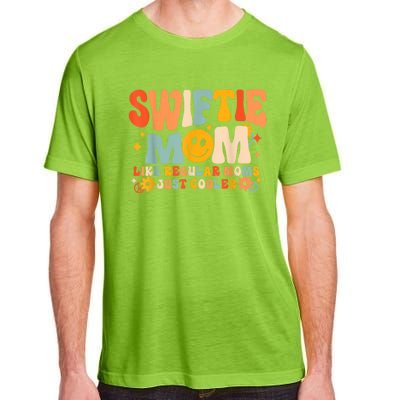 Its Me Hi Im The Cool Mom Its Me Retro Groovy Mothers Day Adult ChromaSoft Performance T-Shirt