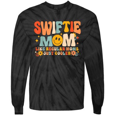 Its Me Hi Im The Cool Mom Its Me Retro Groovy Mothers Day Tie-Dye Long Sleeve Shirt