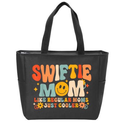 Its Me Hi Im The Cool Mom Its Me Retro Groovy Mothers Day Zip Tote Bag