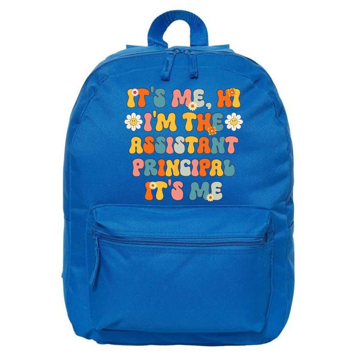 Its Me Hi Im The Ap Its Me Funny Assistant Principal 16 in Basic Backpack