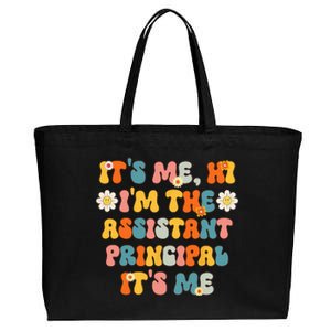 Its Me Hi Im The Ap Its Me Funny Assistant Principal Cotton Canvas Jumbo Tote