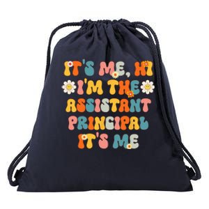 Its Me Hi Im The Ap Its Me Funny Assistant Principal Drawstring Bag