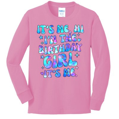 Its Me Hi Im The Birthday Girl Its Me Cute Gift Kids Long Sleeve Shirt