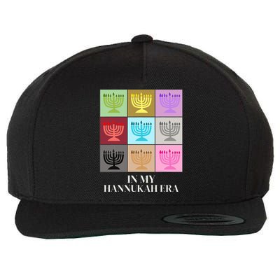 In My Hanukkah Era Ugly Jewish Xmas Funny Christmas Hanukkah  Wool Snapback Cap