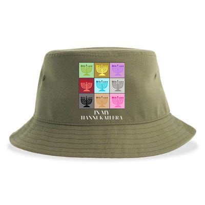 In My Hanukkah Era Ugly Jewish Xmas Funny Christmas Hanukkah  Sustainable Bucket Hat