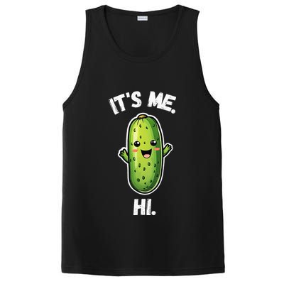 It's Me Hi I'm The Pickle Funny Pickles Lover PosiCharge Competitor Tank
