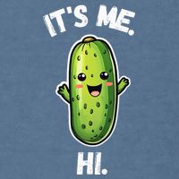 It's Me Hi I'm The Pickle Funny Pickles Lover Garment-Dyed Sweatshirt