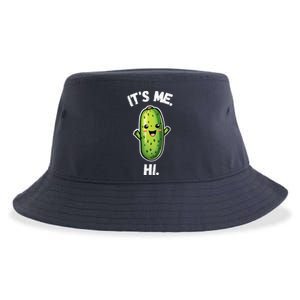 It's Me Hi I'm The Pickle Funny Pickles Lover Sustainable Bucket Hat