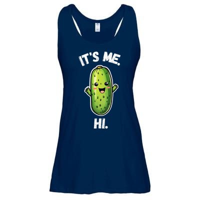 It's Me Hi I'm The Pickle Funny Pickles Lover Ladies Essential Flowy Tank