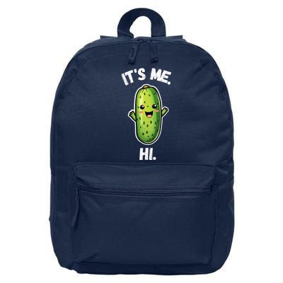 It's Me Hi I'm The Pickle Funny Pickles Lover 16 in Basic Backpack