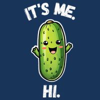 It's Me Hi I'm The Pickle Funny Pickles Lover 16 in Basic Backpack
