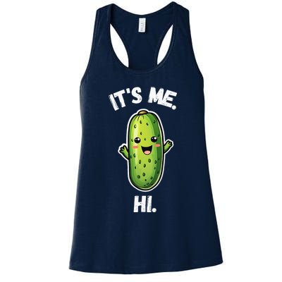 It's Me Hi I'm The Pickle Funny Pickles Lover Womens Tank Top