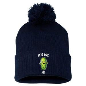 It's Me Hi I'm The Pickle Funny Pickles Lover Pom Pom 12in Knit Beanie